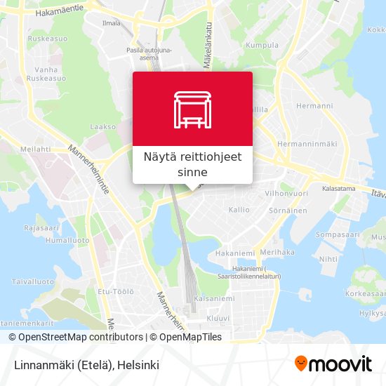 Linnanmäki (Etelä) kartta