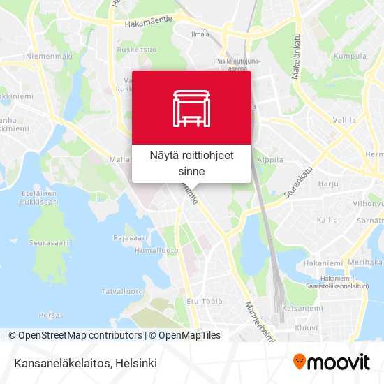 Kansaneläkelaitos kartta