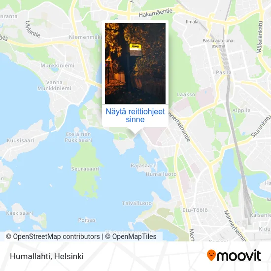 Humallahti kartta