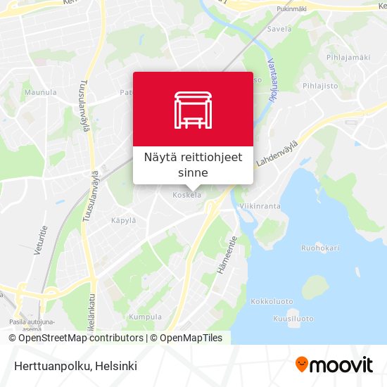 Kuinka päästä kohteeseen Herttuanpolku paikassa Helsinki kulkuvälineellä  Bussi, Metro, Juna tai Raitiovaunu?