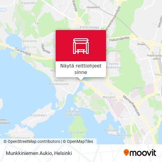 Munkkiniemen Aukio kartta