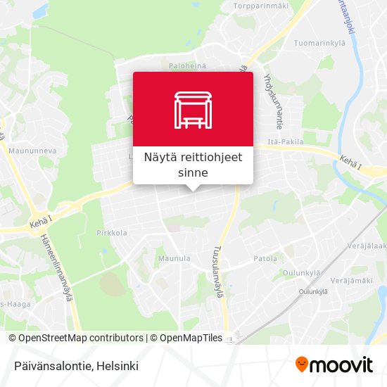 Päivänsalontie kartta