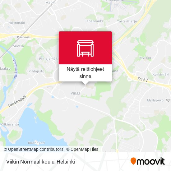 Viikin Normaalikoulu kartta