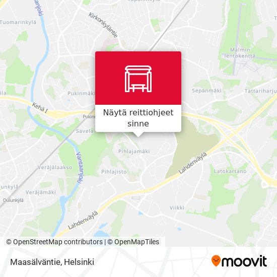 Maasälväntie kartta