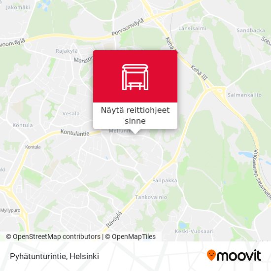 Pyhätunturintie kartta