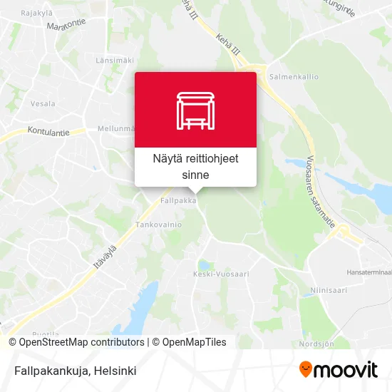 Fallpakankuja kartta