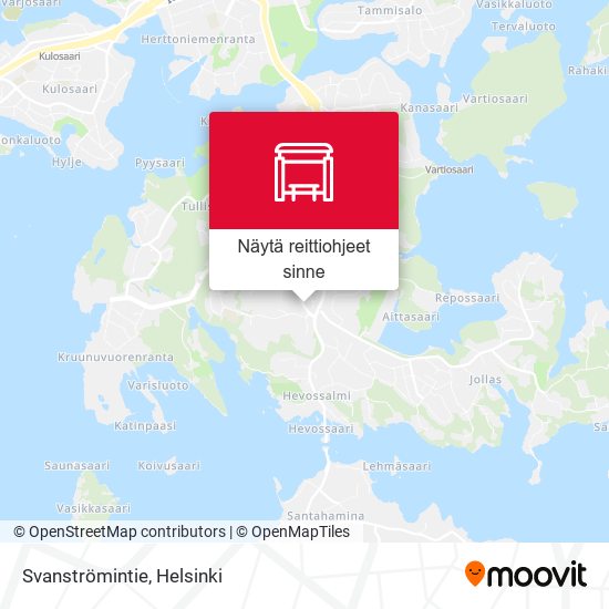 Kuinka päästä kohteeseen Svanströmintie paikassa Helsinki kulkuvälineellä  Bussi tai Metro?