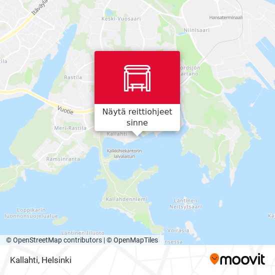 Kuinka päästä kohteeseen Kallahti paikassa Helsinki kulkuvälineellä Bussi,  Metro tai Raitiovaunu?