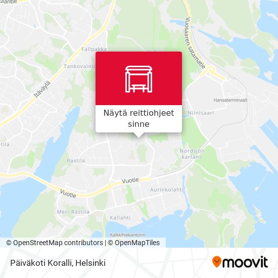 Päiväkoti Koralli kartta