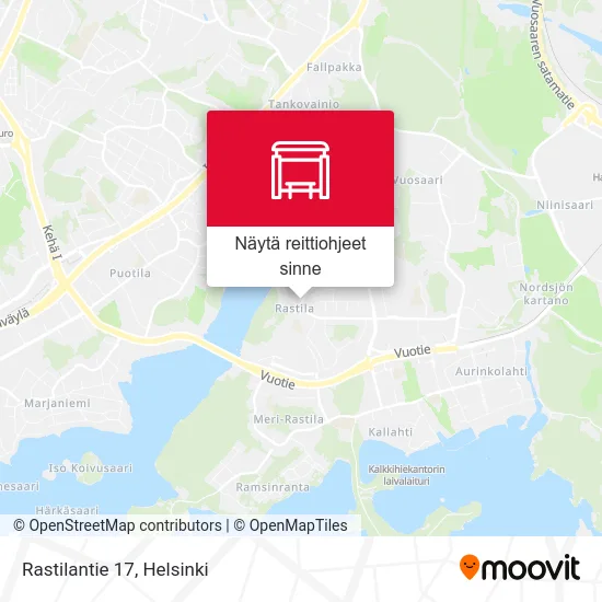 Rastilantie 17 kartta