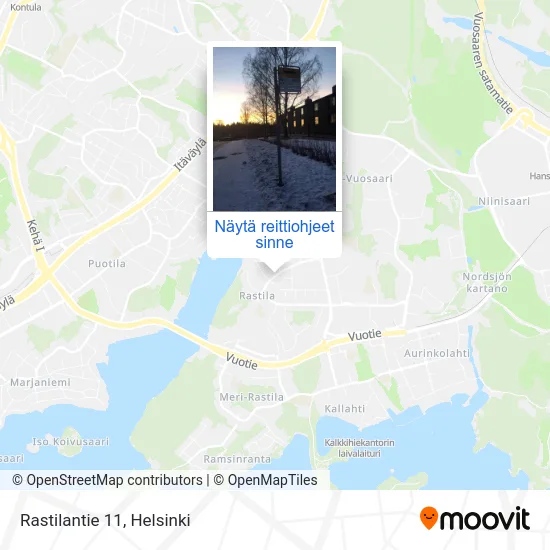 Rastilantie 11 kartta