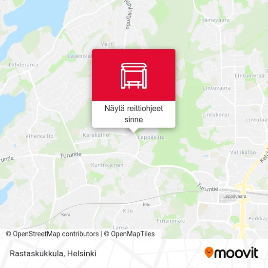 Rastaskukkula kartta