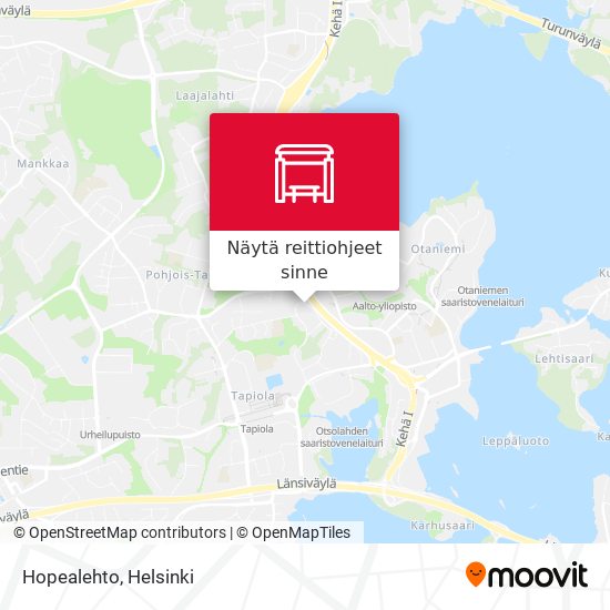 Kuinka päästä kohteeseen Hopealehto paikassa Espoo kulkuvälineellä Bussi,  Metro tai Juna?