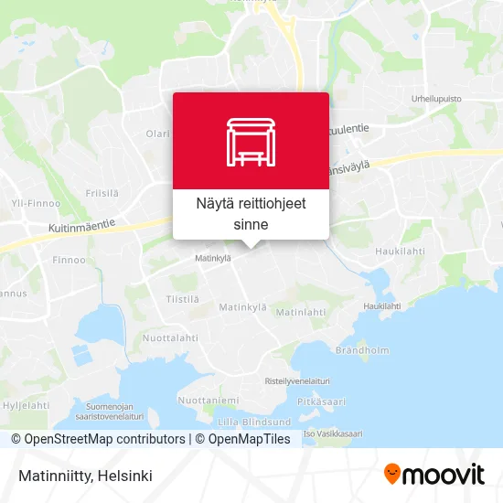 Matinniitty kartta