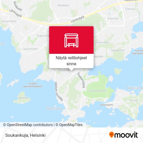 Soukankuja kartta