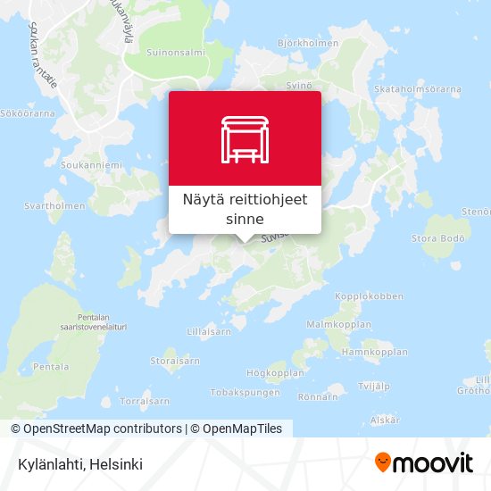 Kylänlahti kartta