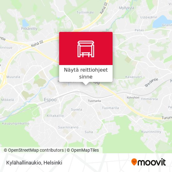 Kylähallinaukio kartta