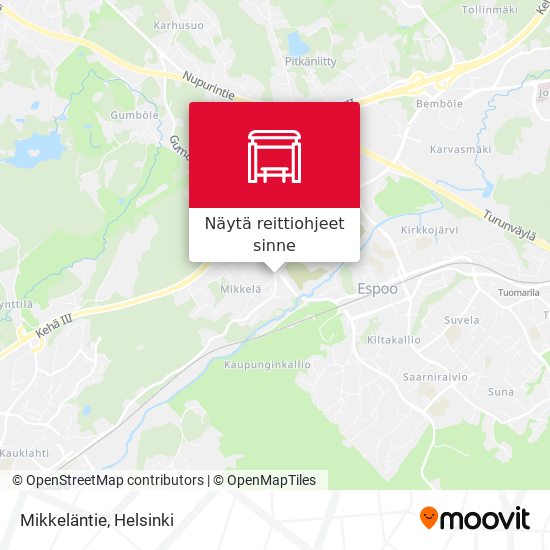 Mikkeläntie kartta