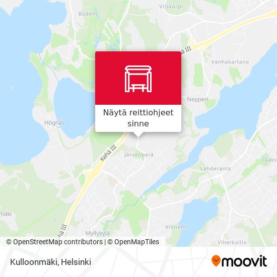 Kulloonmäki kartta