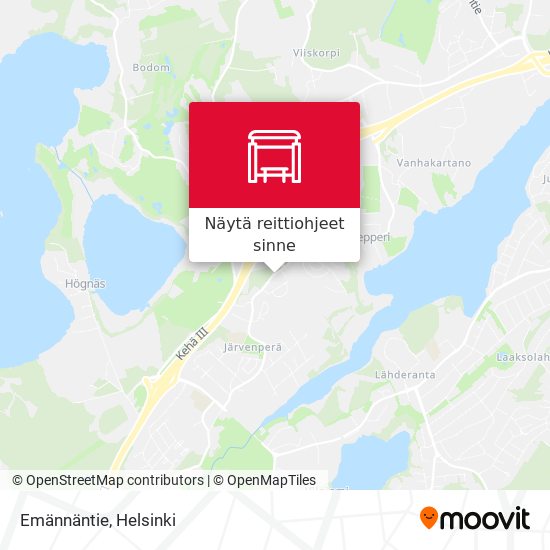 Emännäntie kartta