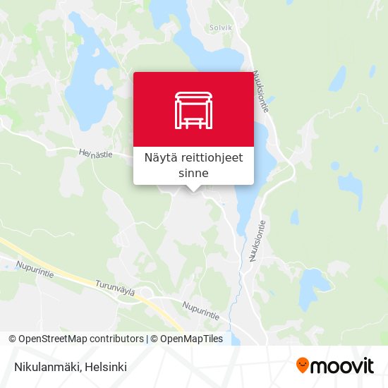 Nikulanmäki kartta