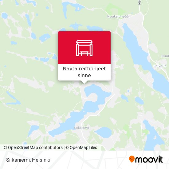 Siikaniemi kartta