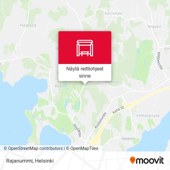 Rajanummi kartta