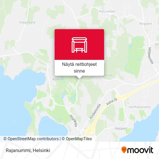 Rajanummi kartta