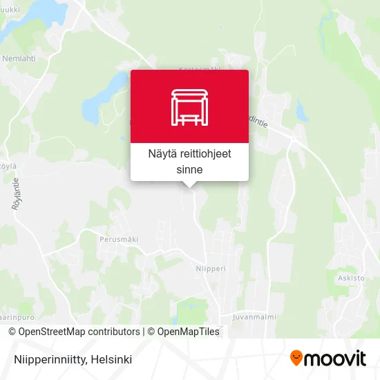 Niipperinniitty kartta