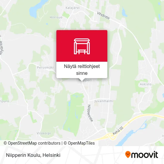 Niipperin Koulu kartta