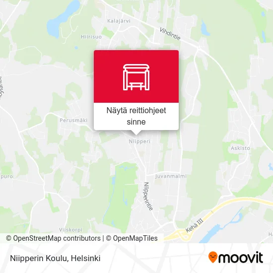 Niipperin Koulu kartta