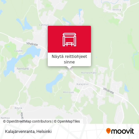 Kalajärvenranta kartta