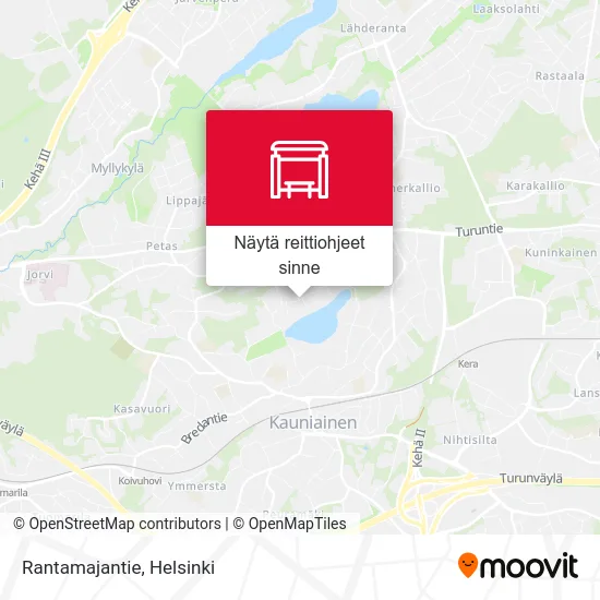 Rantamajantie kartta