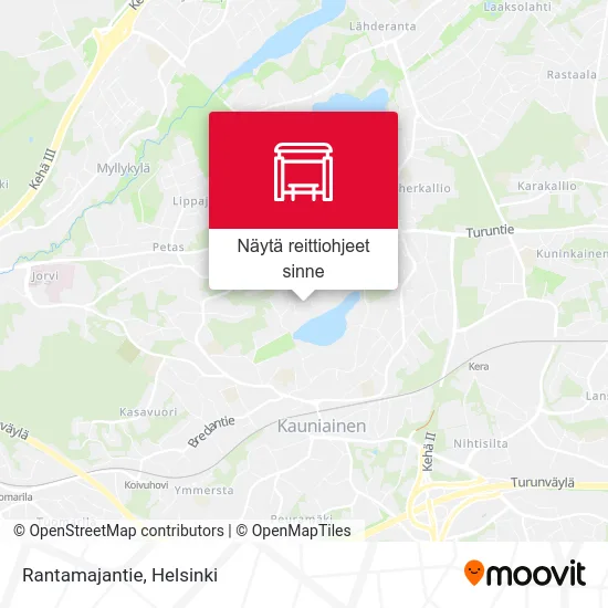 Rantamajantie kartta