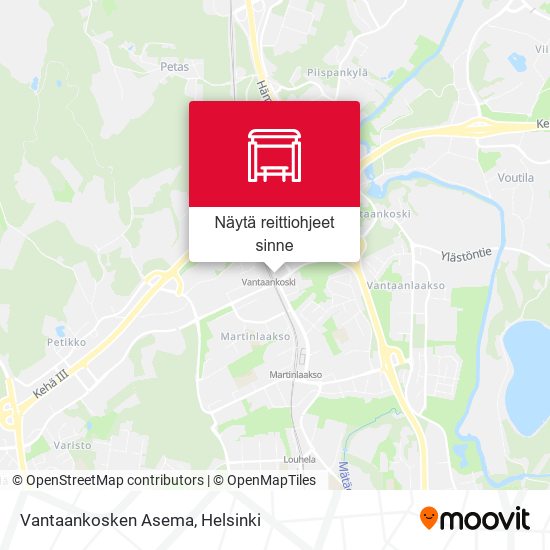 Kuinka päästä kohteeseen Vantaankosken Asema paikassa Helsinki  kulkuvälineellä Bussi tai Juna?