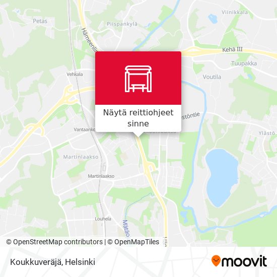 Koukkuveräjä kartta
