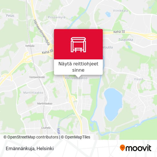 Emännänkuja kartta