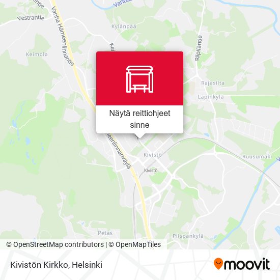 Kivistön Kirkko kartta