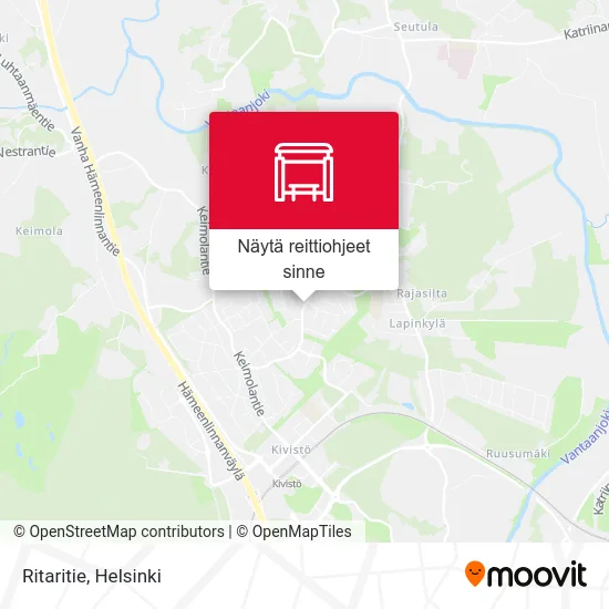 Ritaritie kartta