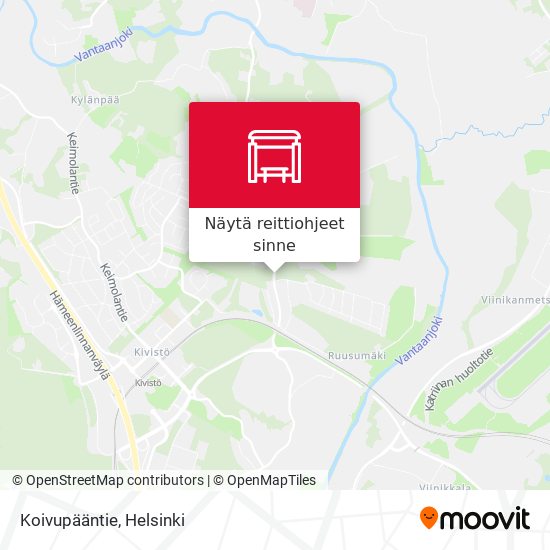 Koivupääntie kartta