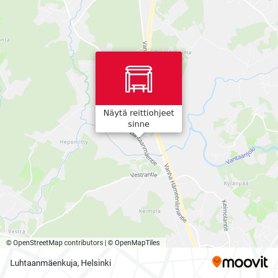 Luhtaanmäenkuja kartta