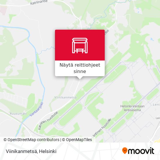 Viinikanmetsä kartta