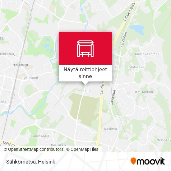 Sähkömetsä kartta
