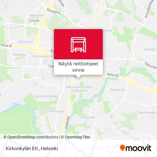 Kirkonkylän Etl. kartta