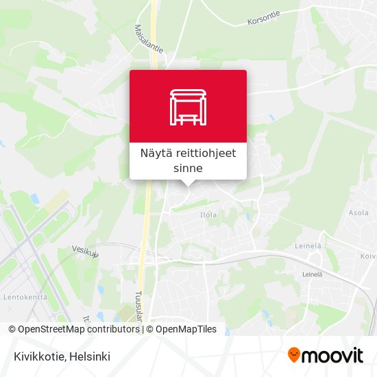 Kivikkotie kartta