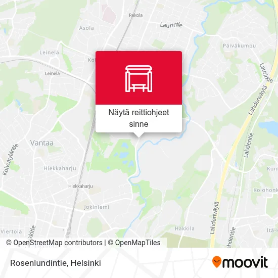 Rosenlundintie kartta