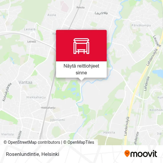 Rosenlundintie kartta