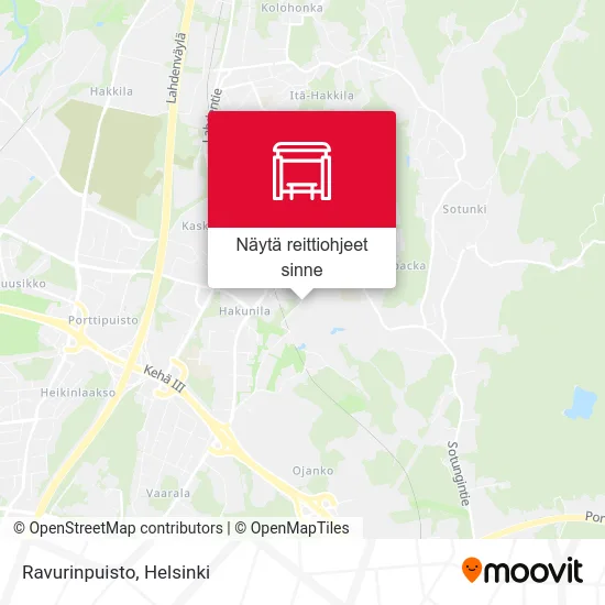 Ravurinpuisto kartta