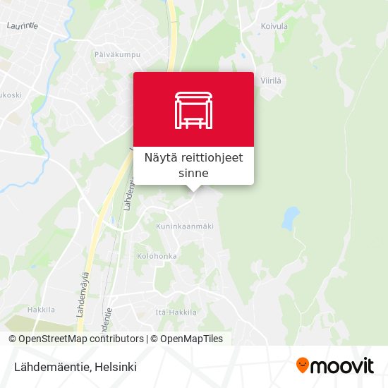 Lähdemäentie kartta