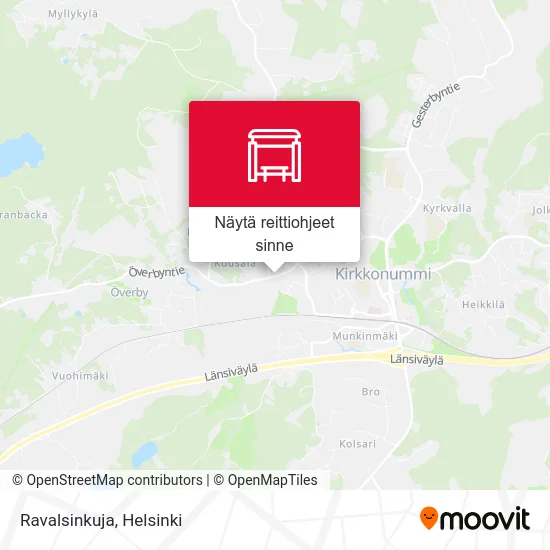 Ravalsinkuja kartta